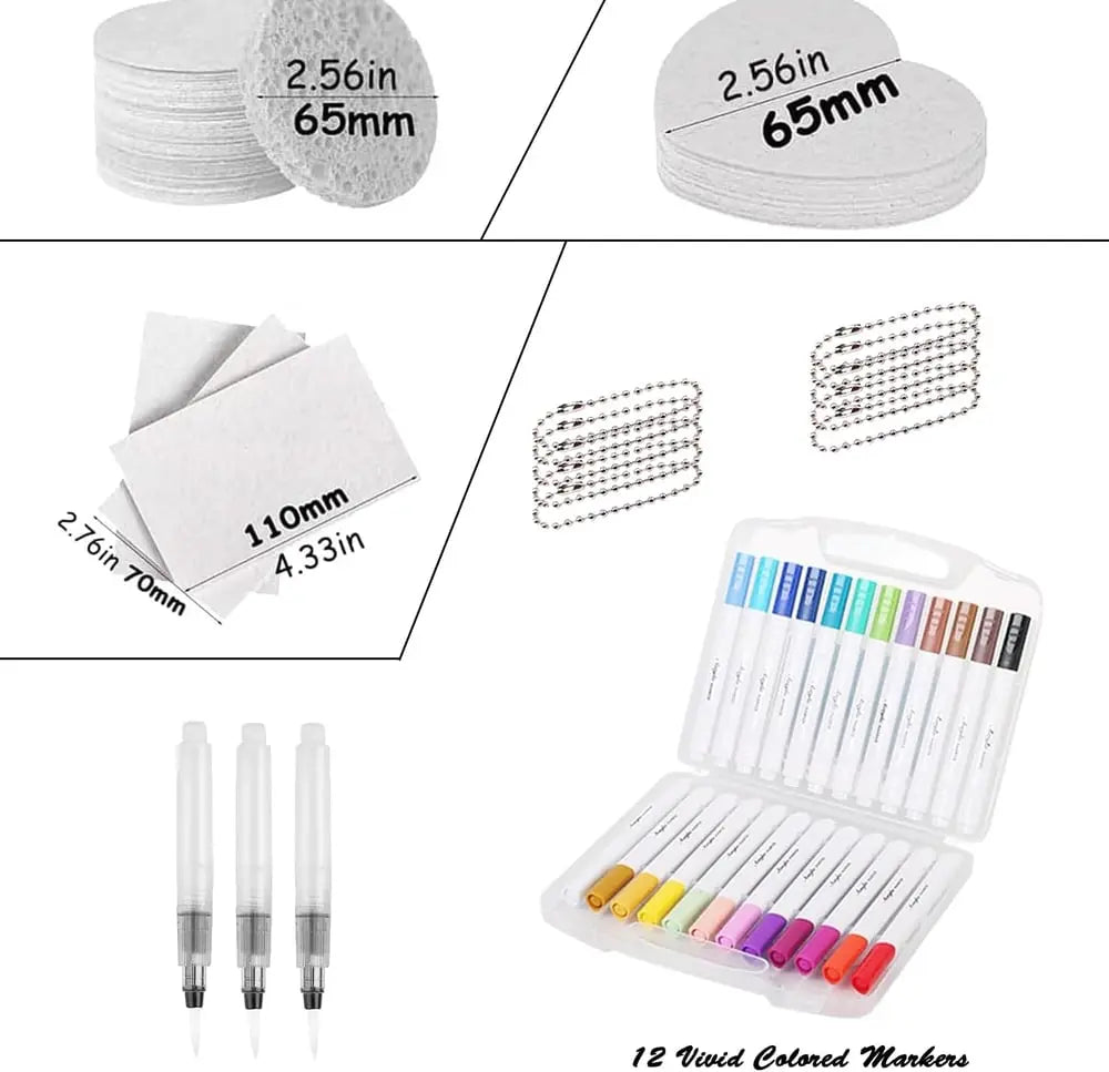 Set de pintura 3D con textura de espuma para obras vibrantes