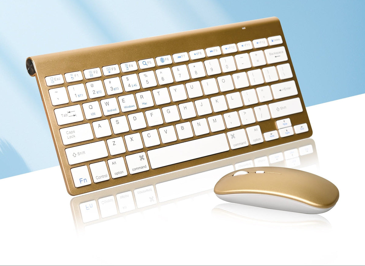 Set de teclado y ratón compacto inalámbrico