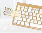 Set de teclado y ratón compacto inalámbrico
