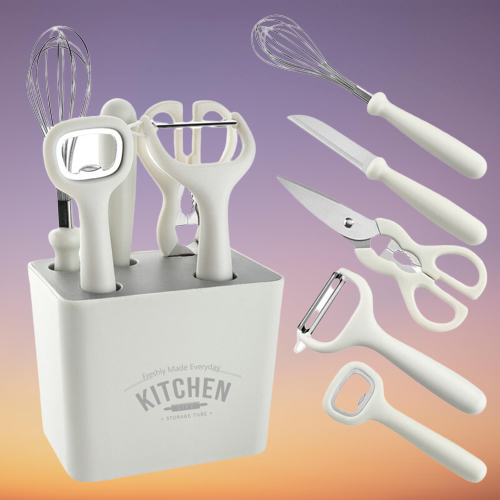 Set de utensilios de cocina elegante y duradero