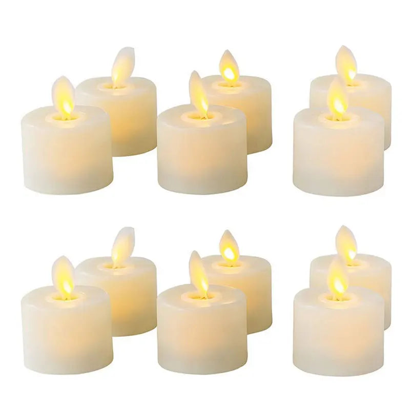 Set de velas LED Aurora con mecha móvil