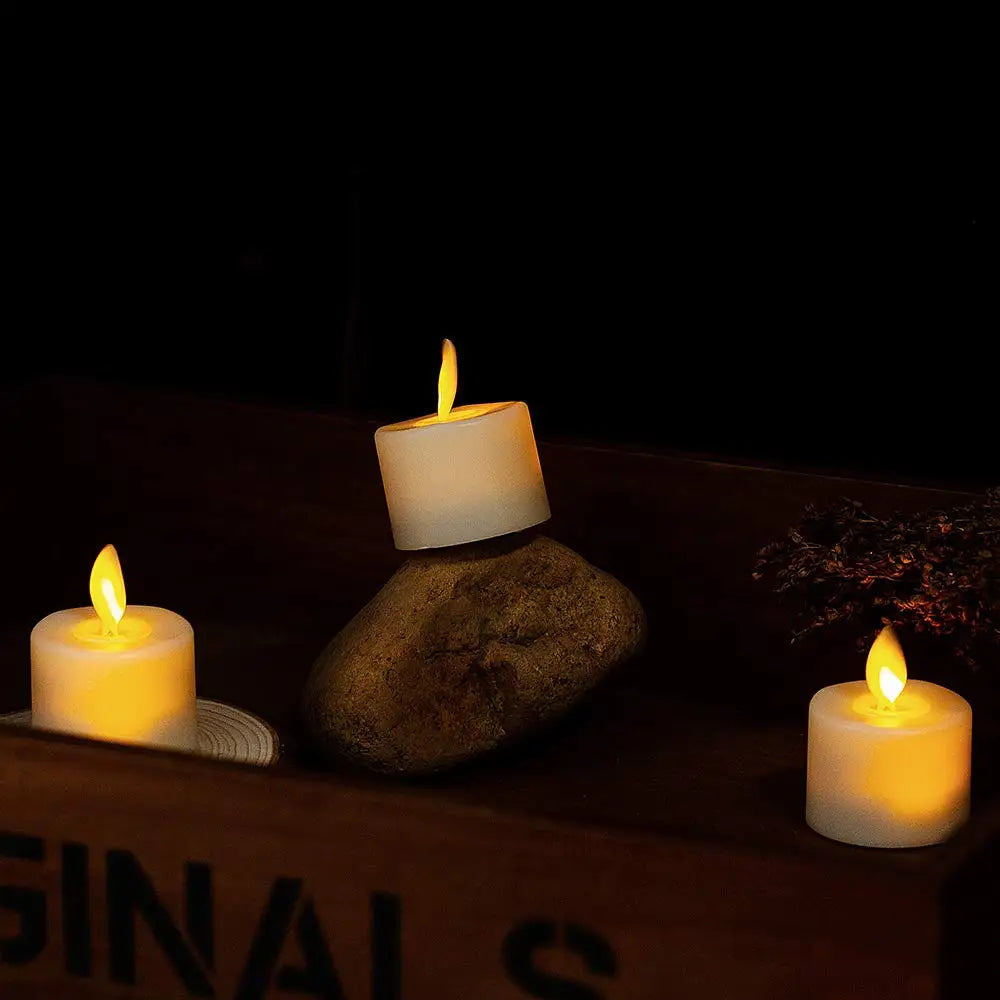 Set de velas LED con mando a distancia