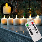 Set de velas LED con mando a distancia