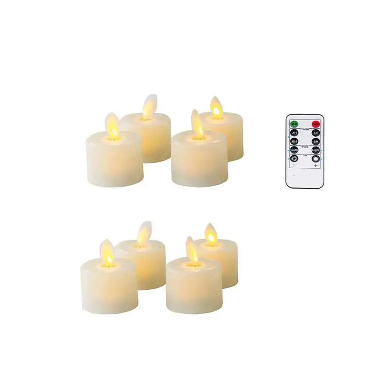 Set de velas LED con mando a distancia