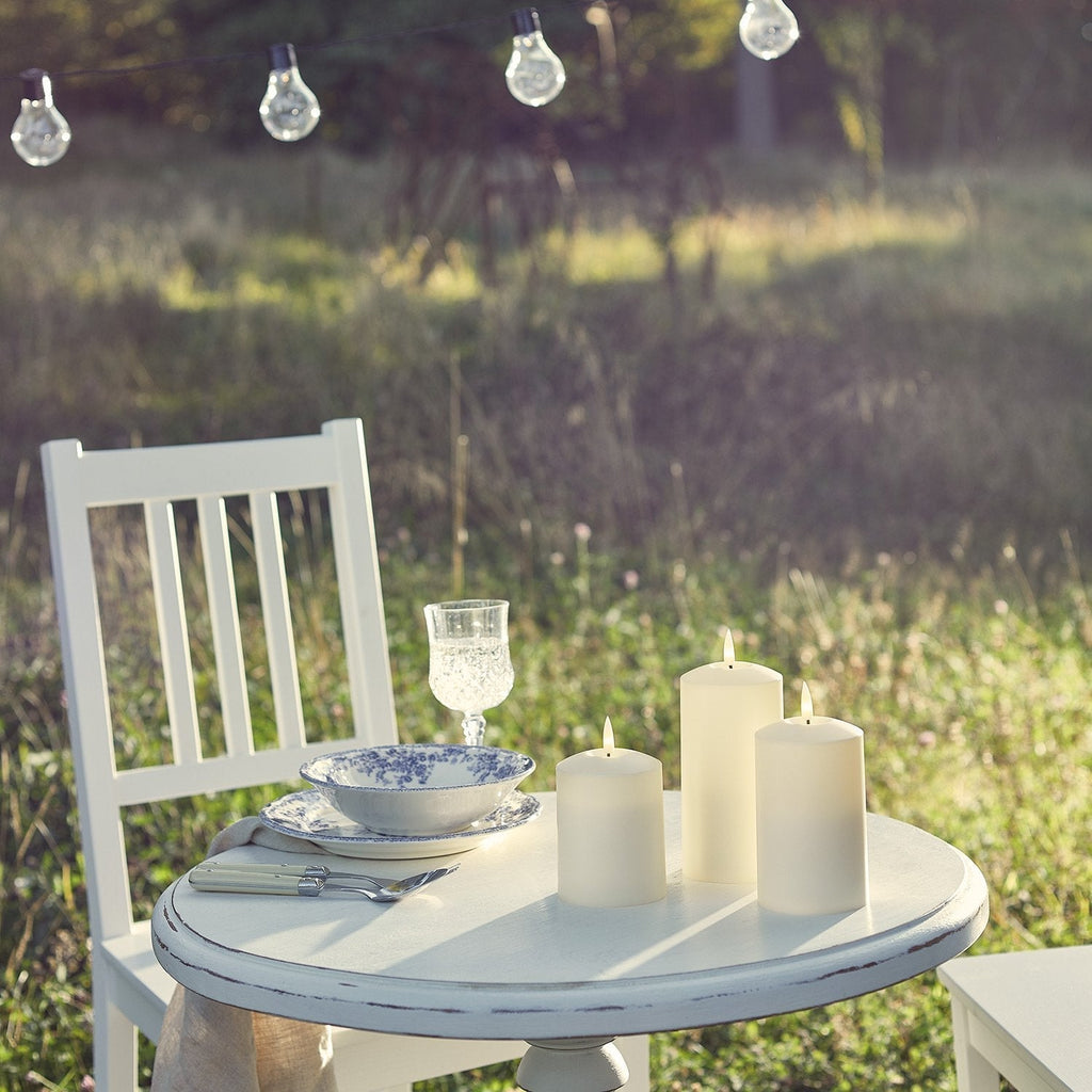 Set de velas LED impermeables para exterior