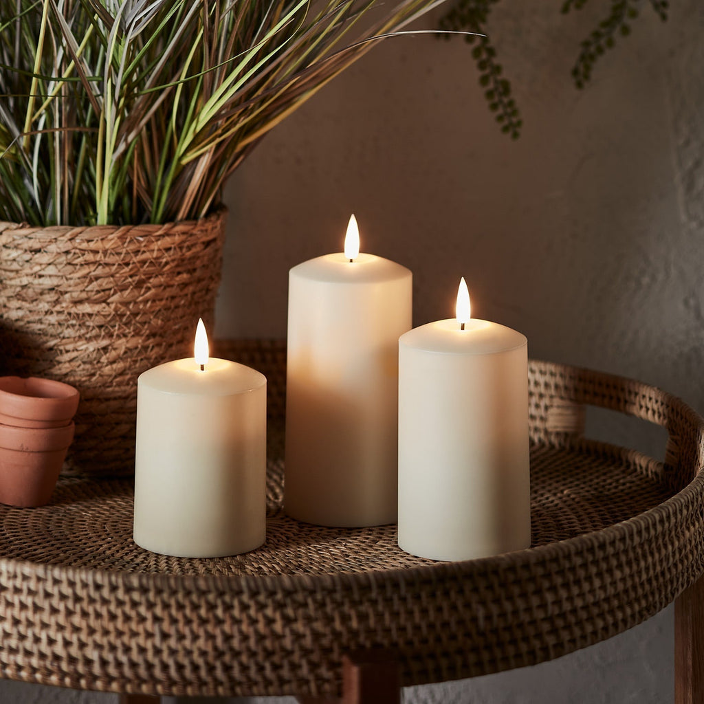 Set de velas LED impermeables para exterior