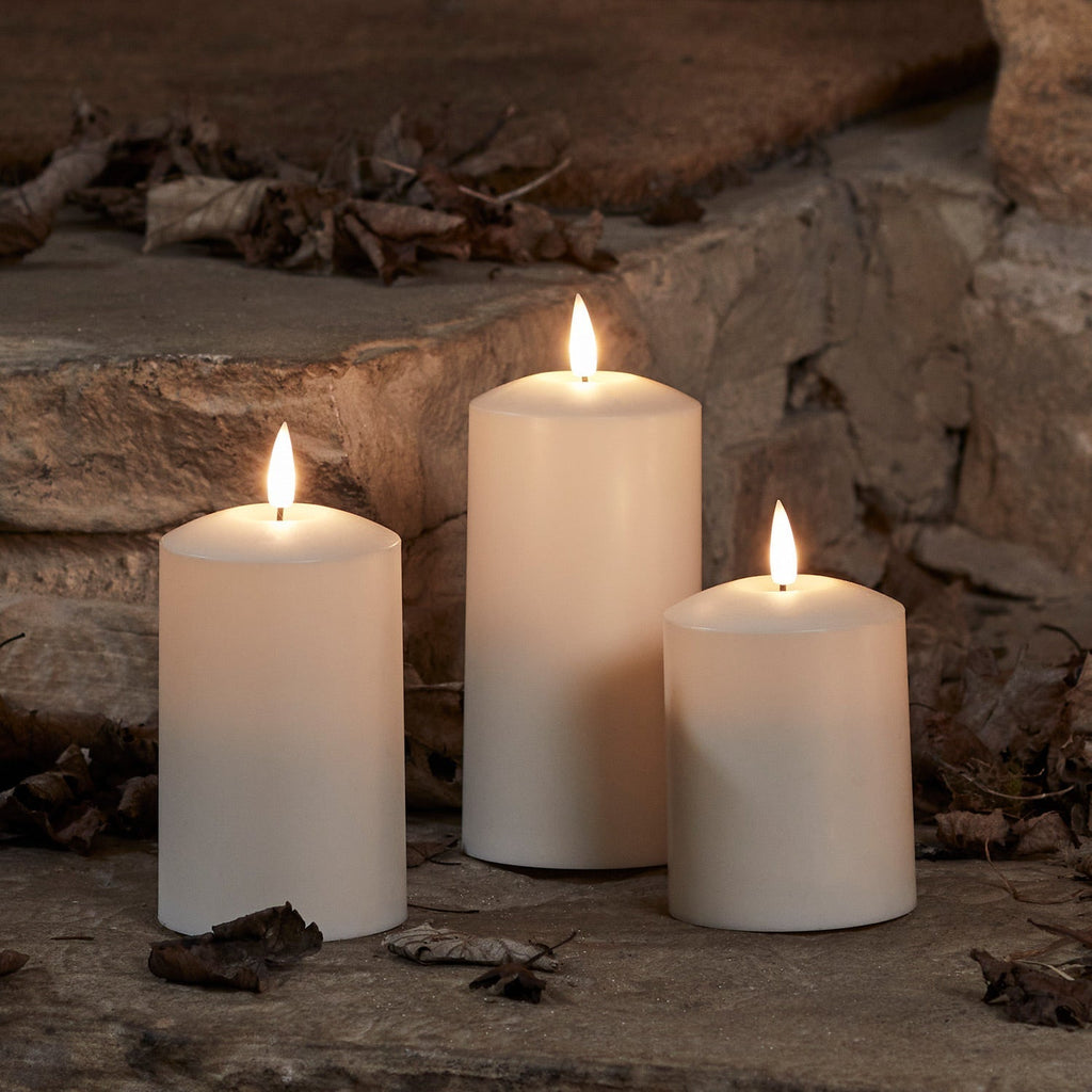 Set de velas LED impermeables para exterior