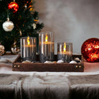 Set de velas LED LuxeLumen con mando a distancia