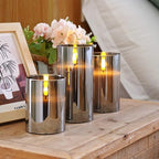 Set de velas LED LuxeLumen con mando a distancia