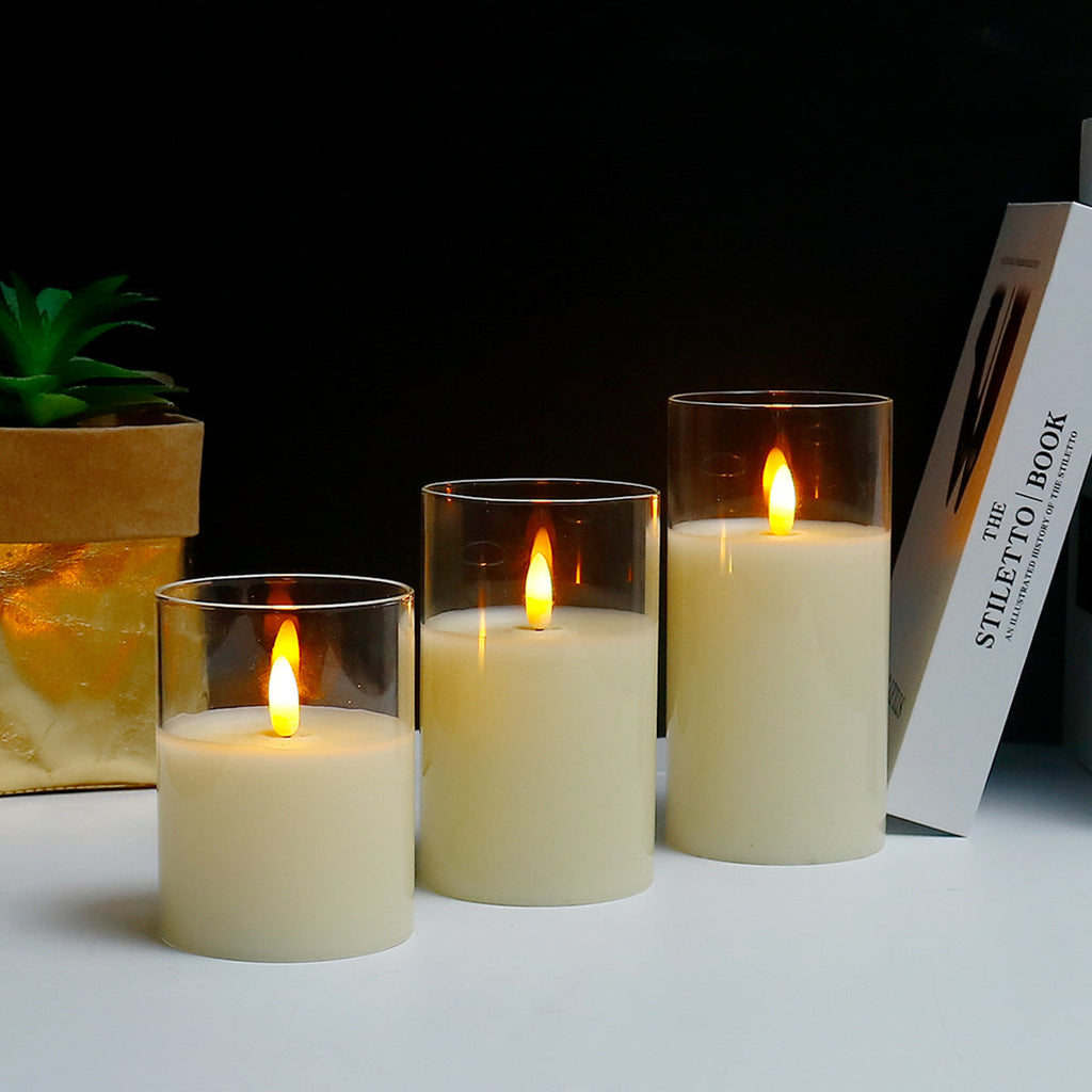 Set de velas LED LuxeLumen con mando a distancia