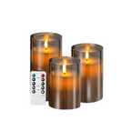 Set de velas LED LuxeLumen con mando a distancia