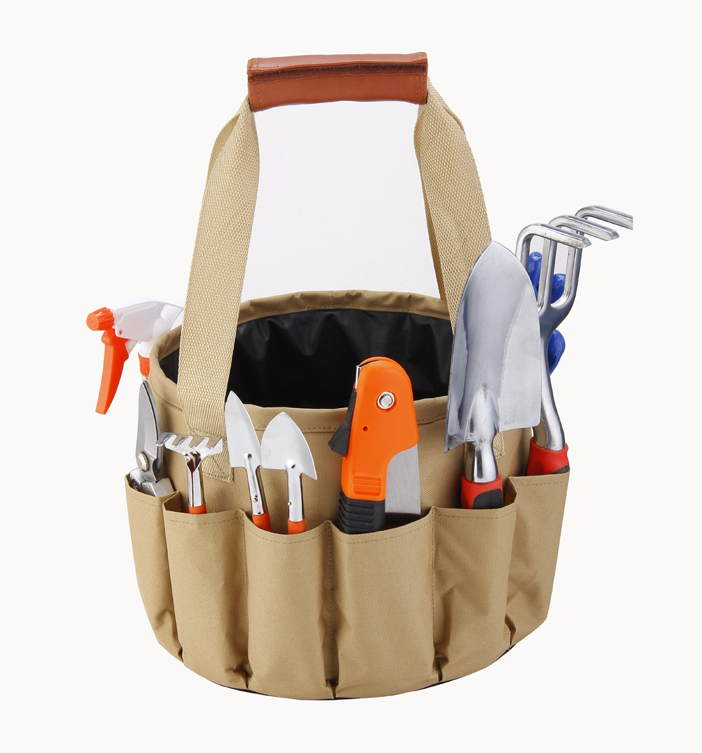 Set de herramientas de jardín con bolsa de transporte – 10 piezas para el cuidado del jardín