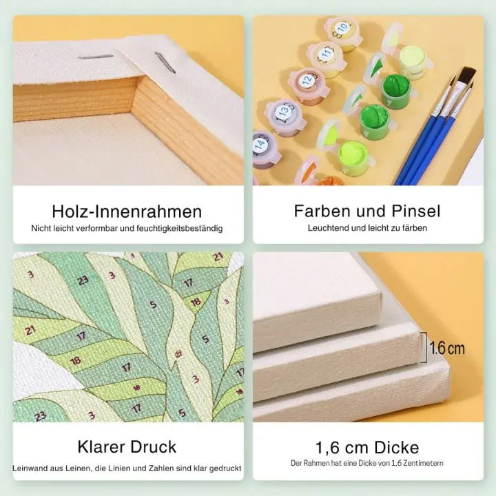 Set mini pintura por números – 6 diseños de cócteles para relajarte creando