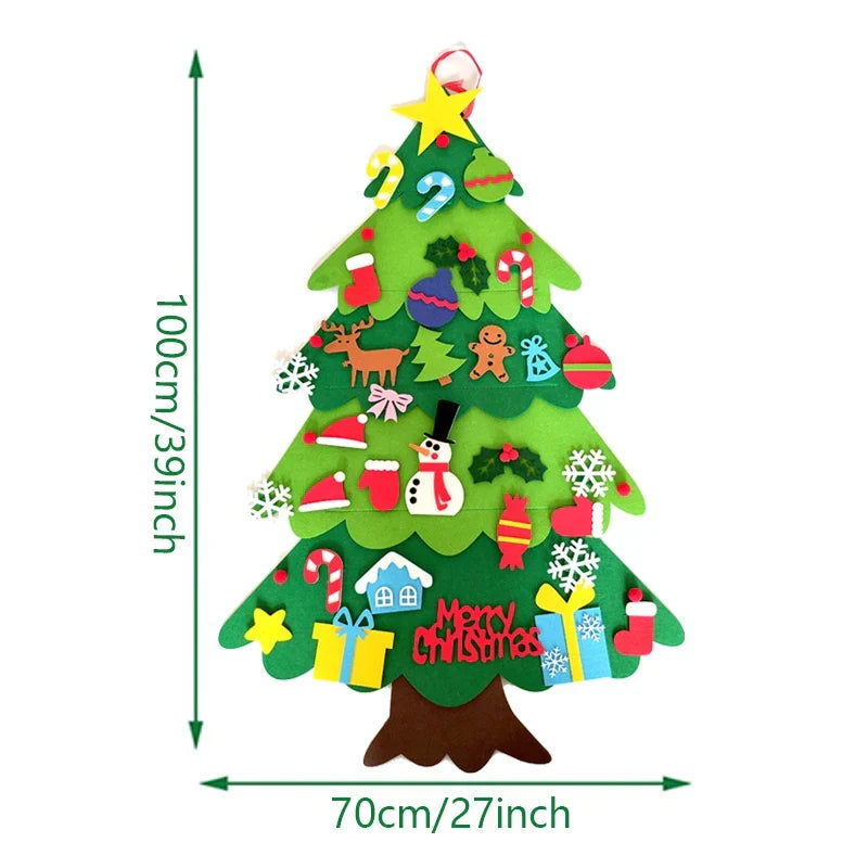 Set navideño DIY de fieltro para niños