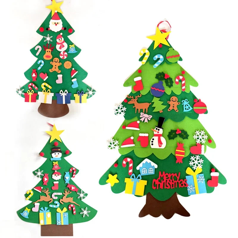 Set navideño DIY de fieltro para niños