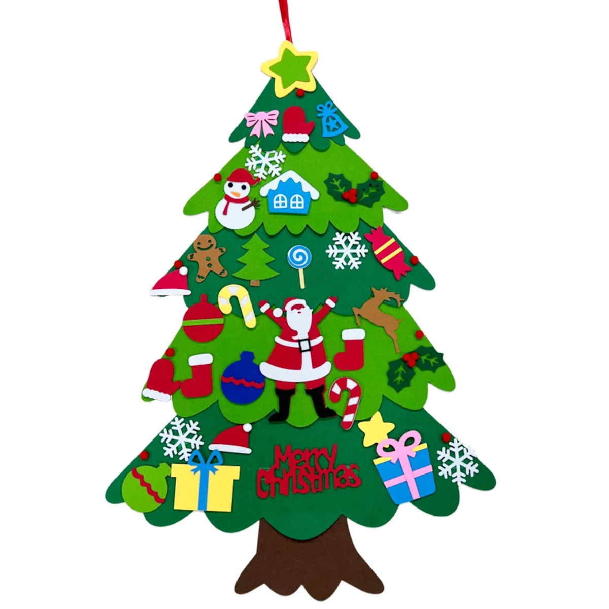 Set navideño DIY de fieltro para niños