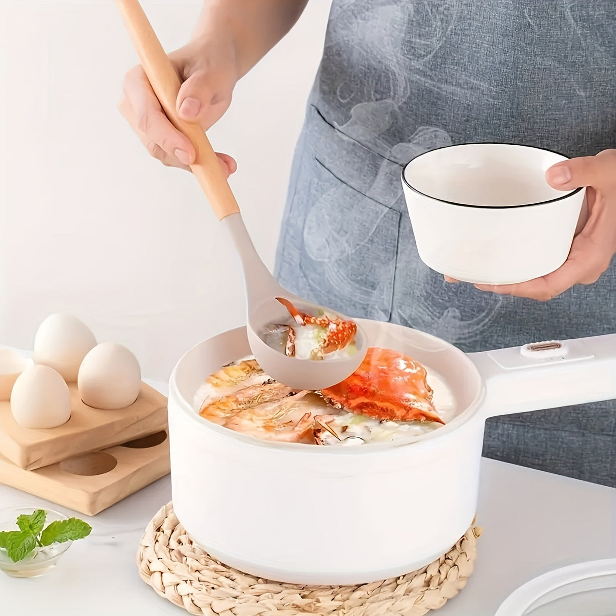 Set de utensilios de cocina de silicona antiadherente resistente al calor