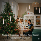 Set de velas LED colgantes LumiGlow con mando a distancia