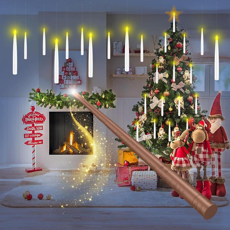 Set de velas LED colgantes LumiGlow con mando a distancia