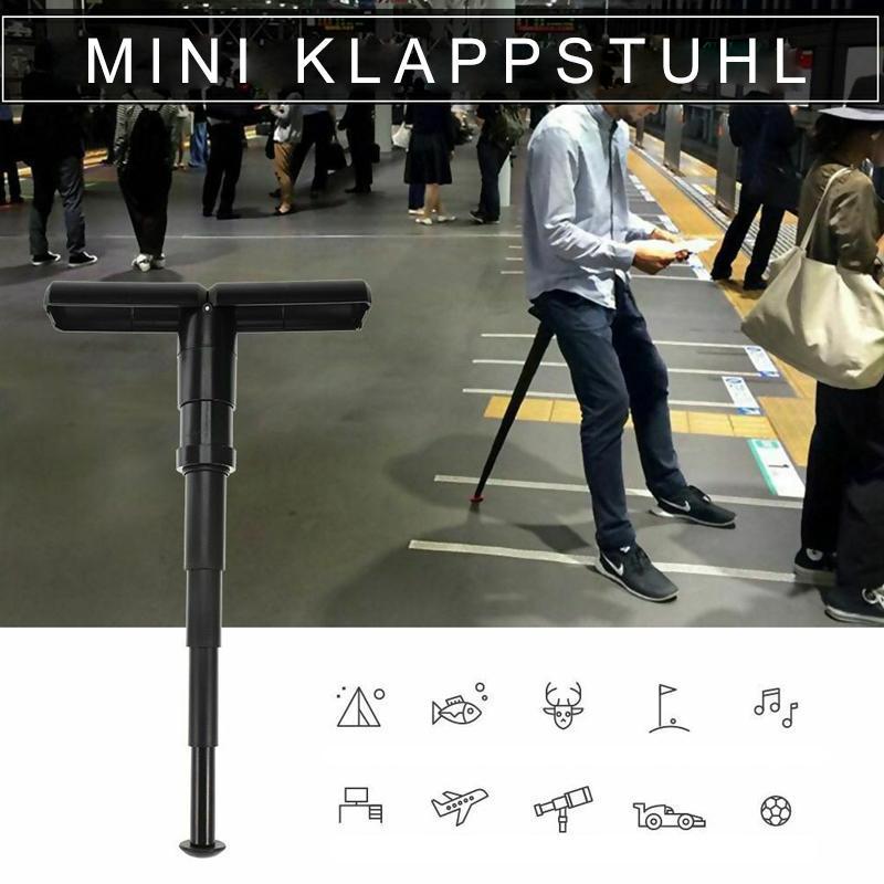 Silla plegable mini portátil para colas y exteriores