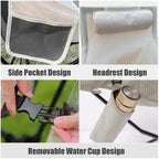 Silla plegable Trekalux ultraligera para camping y exterior