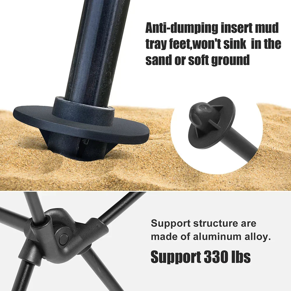Silla plegable Trekalux ultraligera para camping y exterior