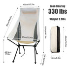 Silla plegable Trekalux ultraligera para camping y exterior
