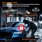 Sistema de dashcam de 4 cámaras, grabación frontal 1920P, visión nocturna, Wi‑Fi