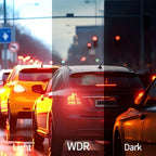 Sistema de dashcam de 4 cámaras, grabación frontal 1920P, visión nocturna, Wi‑Fi