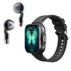 Smartwatch 2" con auriculares Bluetooth integrados y monitor de actividad