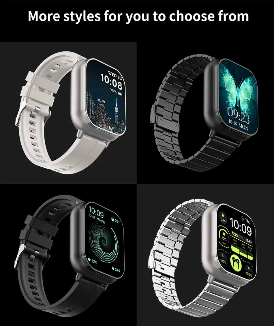 Smartwatch 2 en 1 con auriculares inalámbricos integrados