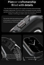 Smartwatch 2 en 1 con auriculares inalámbricos integrados