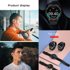 Smartwatch 2 en 1 con auriculares integrados (iPhone y Android)