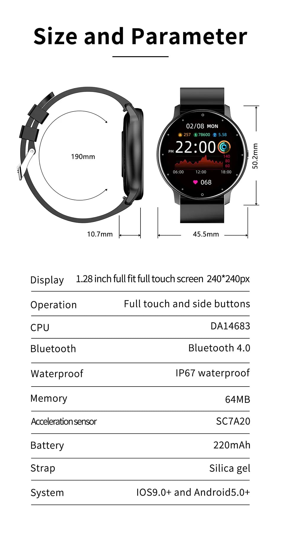 Smartwatch deportivo ActiveTrack