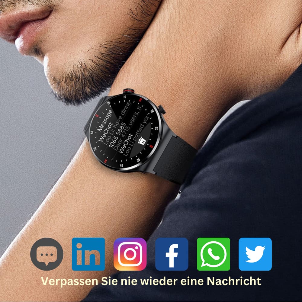Smartwatch LuxeLife — Elegancia inteligente premium