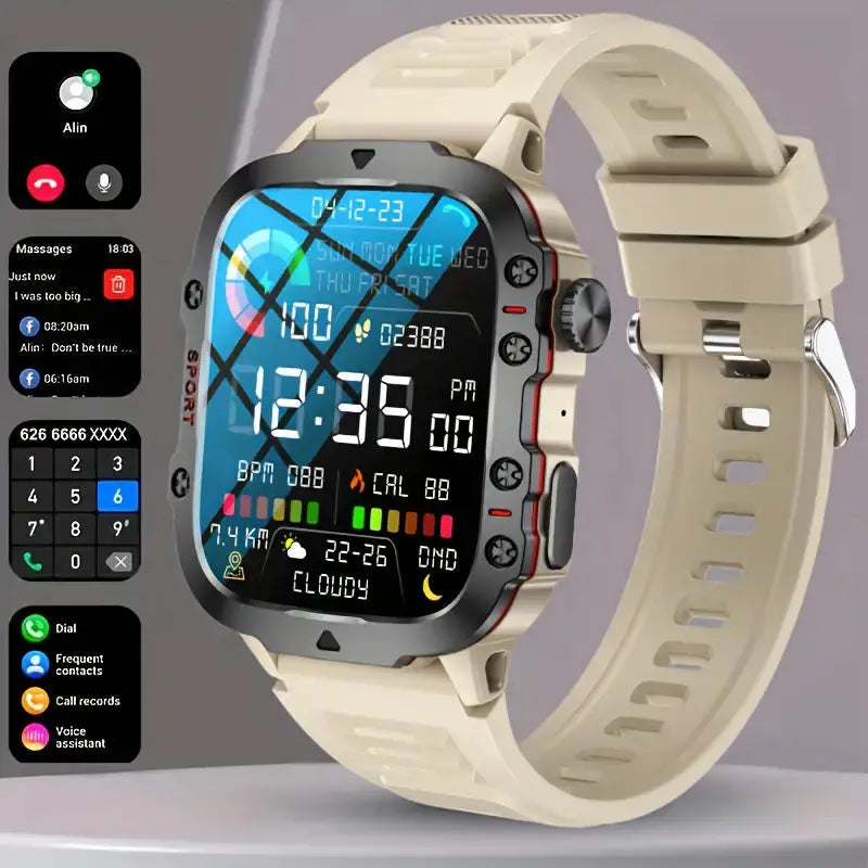 Smartwatch outdoor | Diseño resistente al agua IP68 para entrenamiento diario y uso exterior