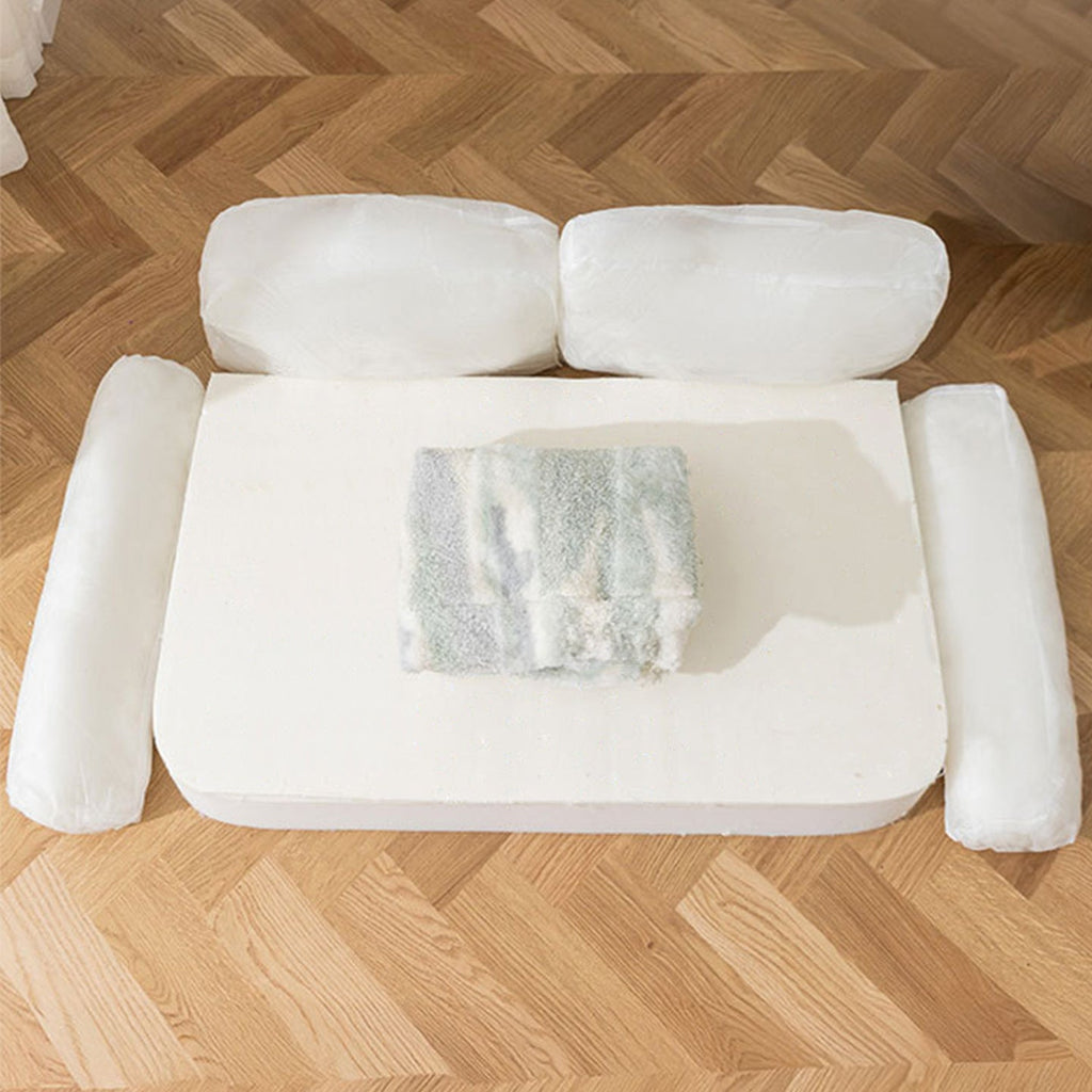 Sofá cama ortopédico de felpa para perros