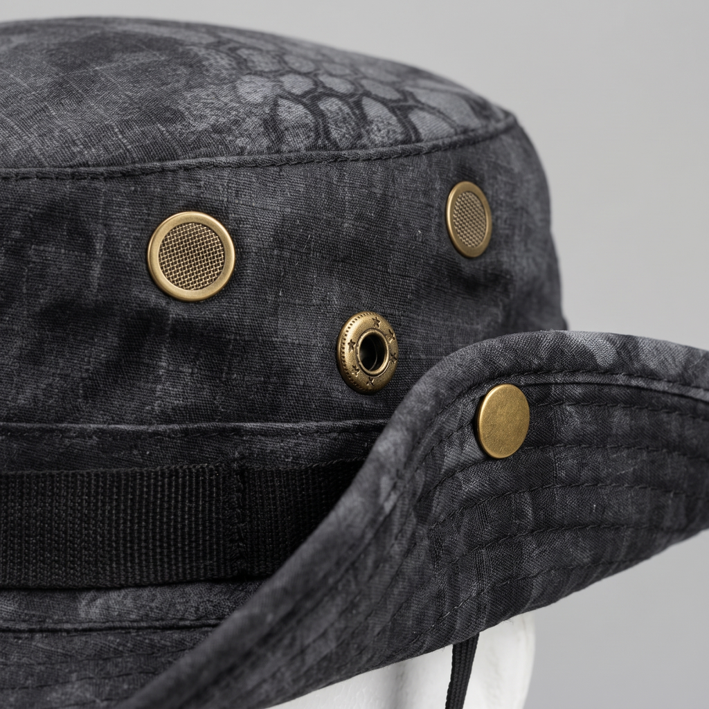 Sombrero Boonie para Hombre - Sombrero de Sol de Ala Ancha Plegable - Sombrero de Pesca