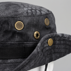 Sombrero Boonie para Hombre - Sombrero de Sol de Ala Ancha Plegable - Sombrero de Pesca