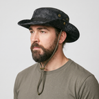 Sombrero Boonie para Hombre - Sombrero de Sol de Ala Ancha Plegable - Sombrero de Pesca