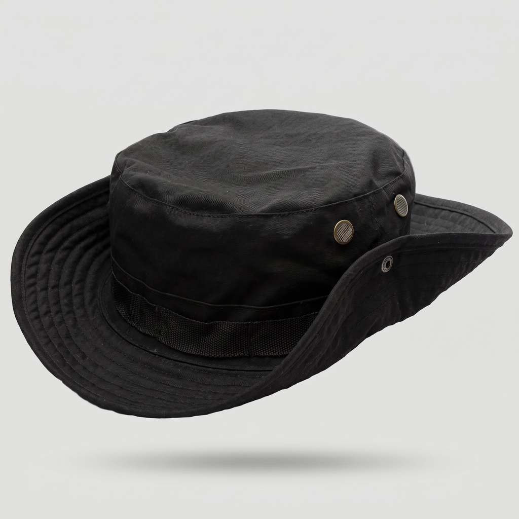Sombrero Boonie para Hombre - Sombrero de Sol de Ala Ancha Plegable - Sombrero de Pesca