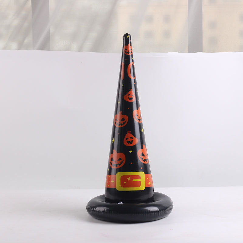 Sombrero de bruja hinchable