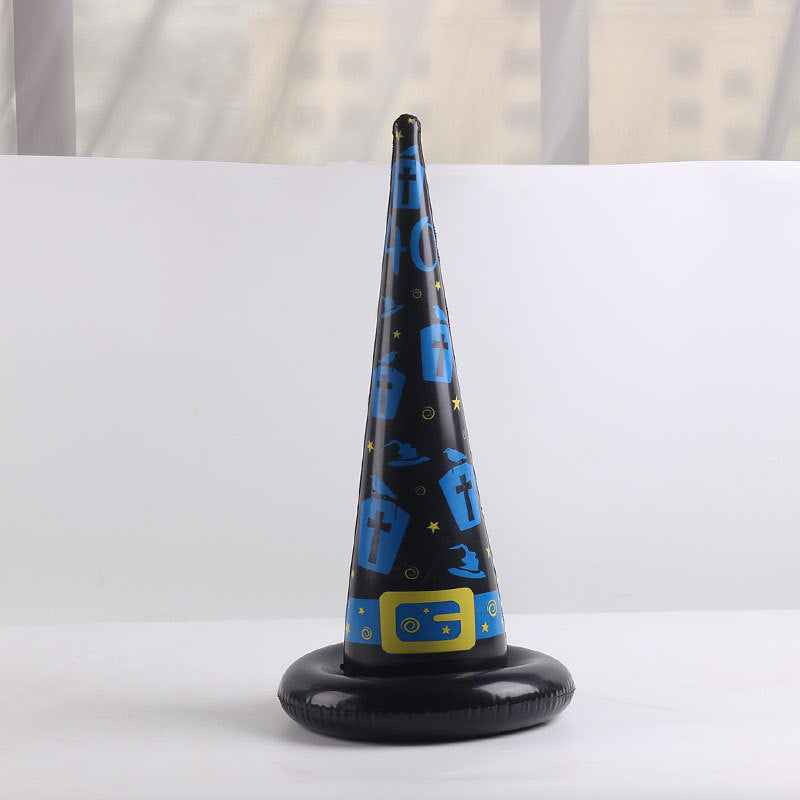 Sombrero de bruja hinchable