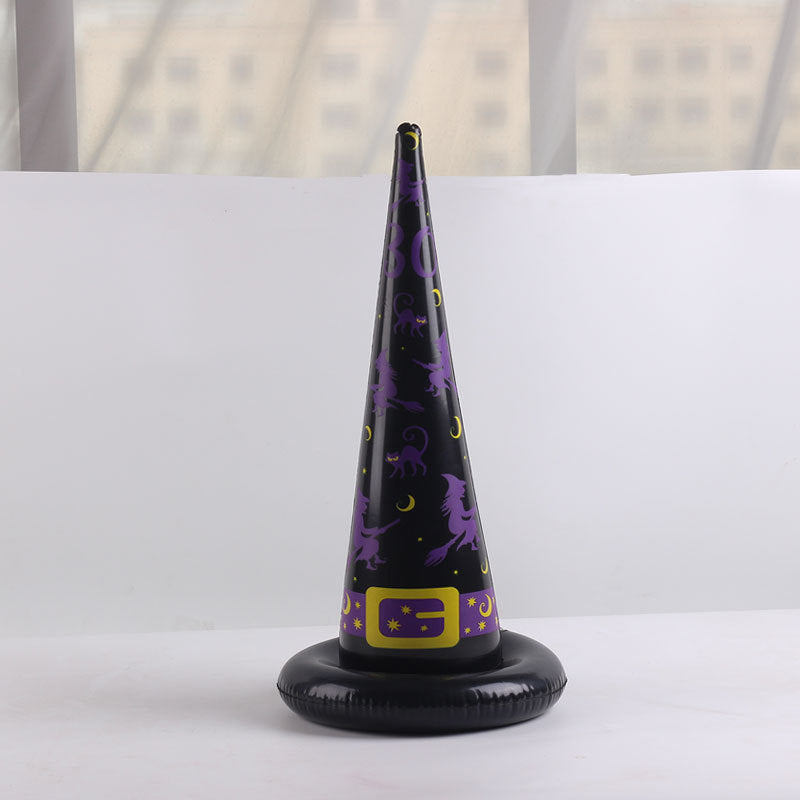 Sombrero de bruja hinchable
