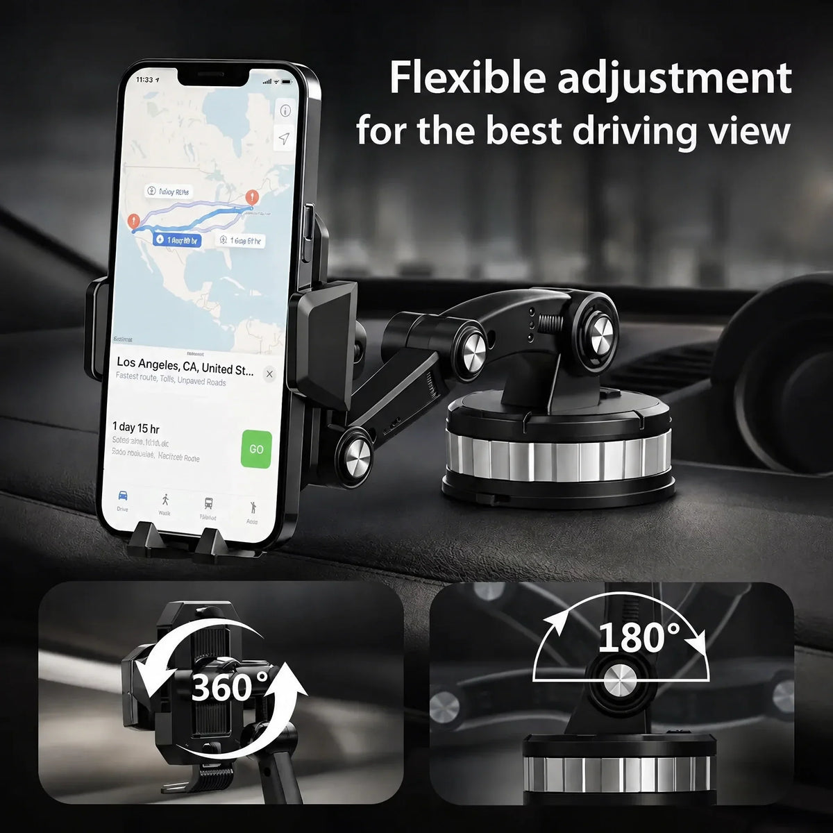 Soporte de coche para móvil | LuxGrip