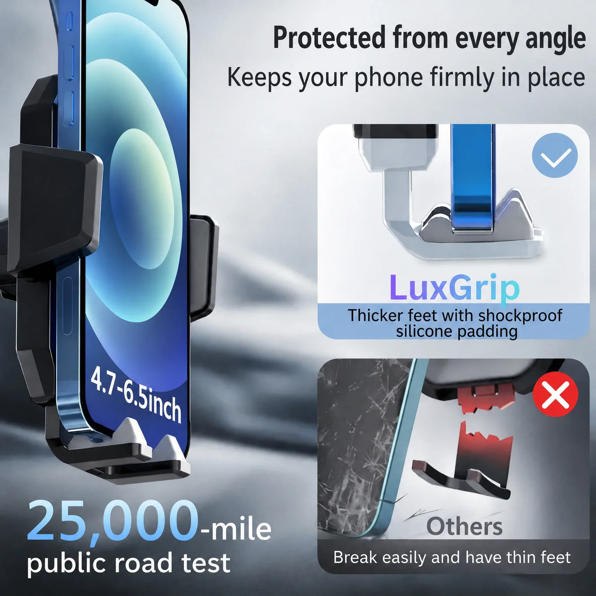 Soporte de coche para móvil | LuxGrip