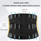 Soporte lumbar | Cinturón de sujeción | Estabilización 360° | OrthoFlexa