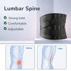 Soporte lumbar | Cinturón de sujeción | Estabilización 360° | OrthoFlexa