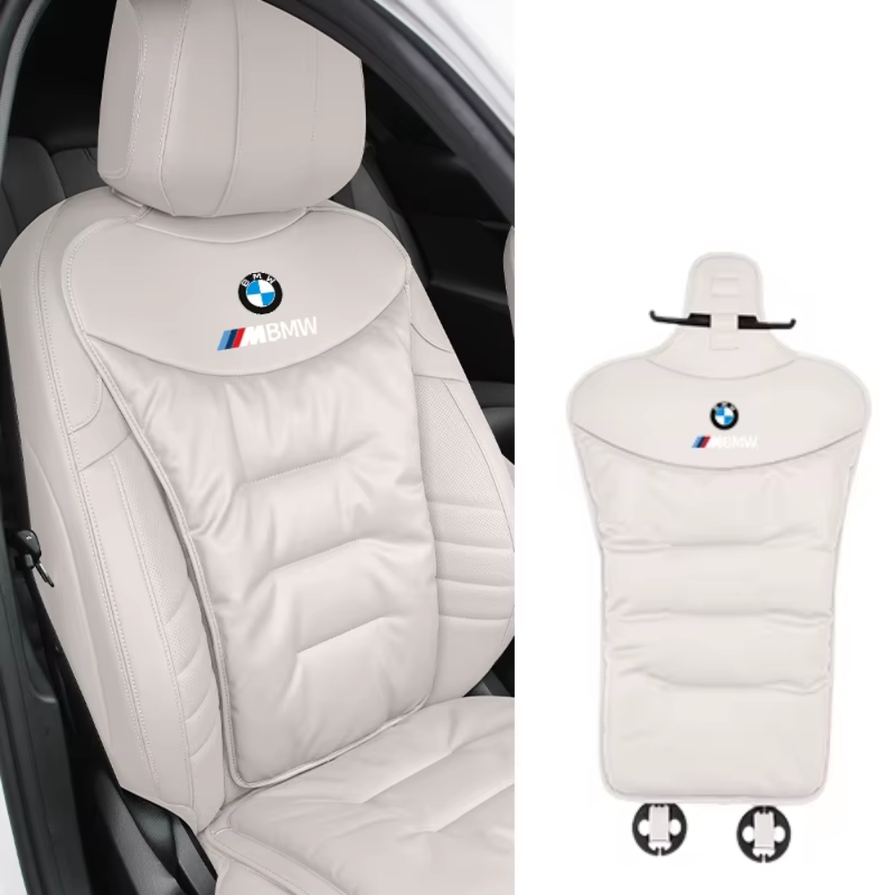 Soporte lumbar para asiento de coche con cojín ergonómico, respaldo con funda transpirable y lavable, 4 colores