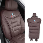 Soporte lumbar para asiento de coche con cojín ergonómico, respaldo con funda transpirable y lavable, 4 colores